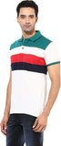 Okane Striped Men's Polo Neck T-Shirt