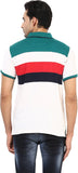 Okane Striped Men's Polo Neck T-Shirt
