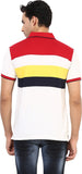 Okane Striped Men's Polo Neck T-Shirt