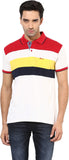 Okane Striped Men's Polo Neck T-Shirt
