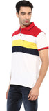 Okane Striped Men's Polo Neck T-Shirt