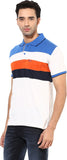 Okane Striped Men's Polo Neck T-Shirt
