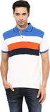 Okane Striped Men's Polo Neck T-Shirt