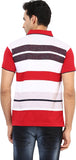 Okane Striped Men's Polo Neck T-Shirt