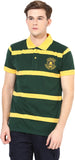 Okane Striped Men's Polo Neck T-Shirt