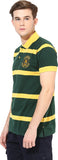 Okane Striped Men's Polo Neck T-Shirt