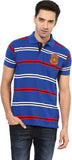 Okane Striped Men's Polo Neck T-Shirt