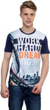 Okane Printed Men's Round Neck T-Shirt
