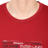 Okane Solid Men's Round Neck T-Shirt