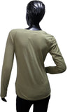 Starsy Printed Women's Round Neck Green T-Shirt