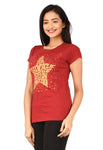 TSG Breeze Printed Women's Round Neck Multicolor T-Shirt