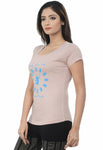 TSG Breeze Printed Women's Round Neck Multicolor T-Shirt