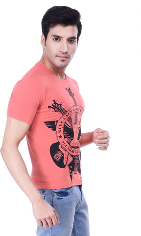 TSG Escape Printed Men's Round Neck Multicolor T-Shirt
