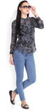 Tokyo Talkies Women's Printed Casual Shirt