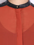 Tokyo Talkies Women's Solid Casual Shirt