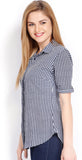 Tokyo Talkies Women's Checkered Casual Shirt