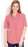 Tokyo Talkies Women's Checkered Casual Shirt
