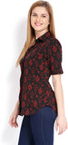 Tokyo Talkies Women's Printed Casual Shirt