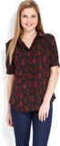 Tokyo Talkies Women's Printed Casual Shirt