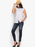 Tokyo Talkies Women's Striped Casual Shirt