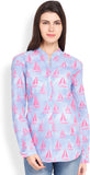 Tokyo Talkies Women's Printed Casual Shirt