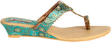 Indulgence Brocade Finish Low Women Wedges