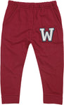 WOWMOM Self Design Baby Girl's Track Pants