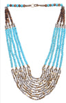 Village Handicrafts Alloy, Bone, Wood Necklace