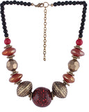 Village Handicrafts Aluminum, Ceramic Necklace