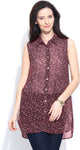 Anasazi Women's Floral Print Casual Shirt