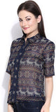 Anasazi Women's Printed Casual Shirt
