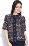 Anasazi Women's Printed Casual Shirt