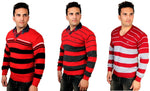 UNO COTTON Striped V-neck Wedding, Casual, Party, Formal Men's, Boy's Sweater