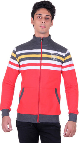 UCC Full Sleeve Striped Men's Sweatshirt