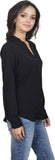 Antilia Femme Women's Solid Casual Reversible Shirt