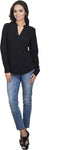 Antilia Femme Women's Solid Casual Reversible Shirt