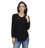 Antilia Femme Women's Solid Casual Reversible Shirt