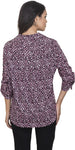 Antilia Femme Women's Printed Casual Reversible Shirt