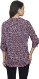 Antilia Femme Women's Printed Casual Reversible Shirt