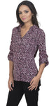 Antilia Femme Women's Printed Casual Reversible Shirt