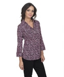 Antilia Femme Women's Printed Casual Reversible Shirt