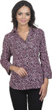 Antilia Femme Women's Printed Casual Reversible Shirt