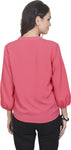 Antilia Femme Women's Solid Casual Reversible Shirt