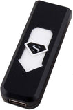 Sangaitap Combo Offer Of 2 Pes Flameless Rechargeable Electronic Windproof Eco Friendly For It Professional Unique USB Cigarette Lighter