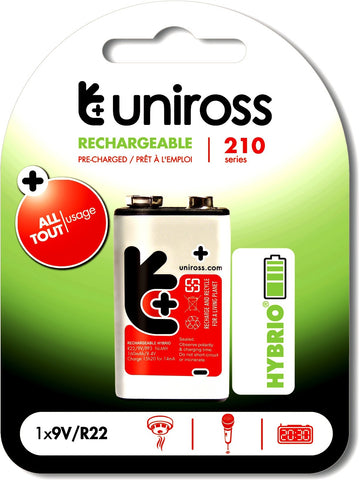 Uniross HYB 210 9V BT Ready to Use  Camera Battery Charger