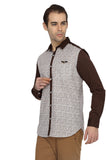 Parron Men's Printed Casual Shirt