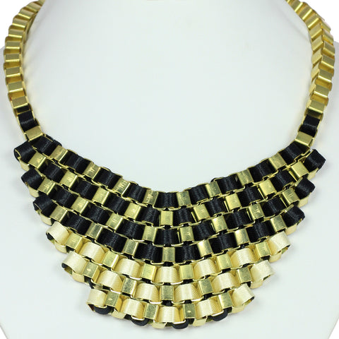Vinnis Alloy, Fabric Necklace