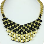 Vinnis Alloy, Fabric Necklace