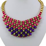 Vinnis Alloy, Fabric Necklace
