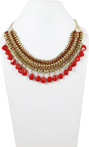 Vinnis Pretty Please Metal, Acrylic, Alloy Necklace